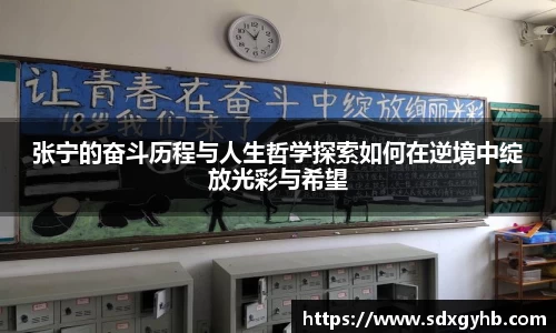 张宁的奋斗历程与人生哲学探索如何在逆境中绽放光彩与希望